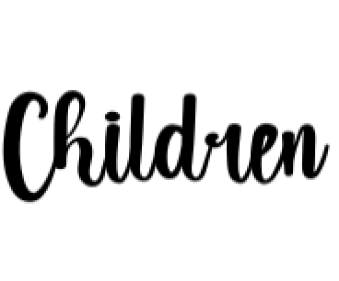 Children Font Preview