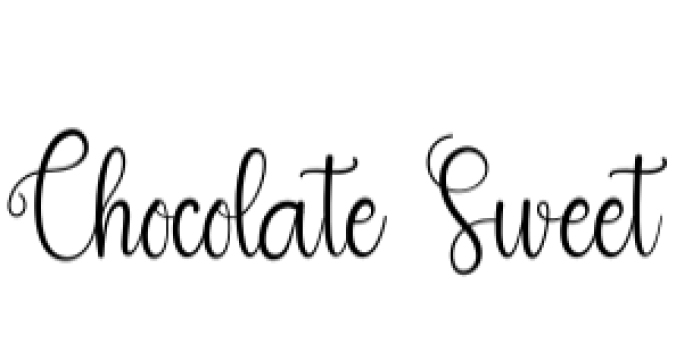 Chocolate Sweet Font Preview
