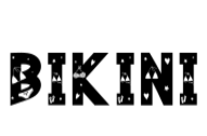 Bikini Font Preview