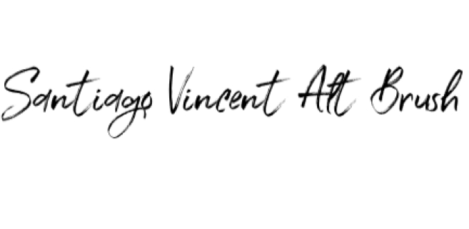Santiago Vincent Font Preview