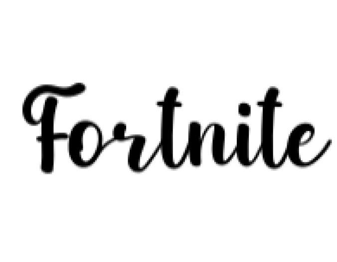 Fortnite Font Preview