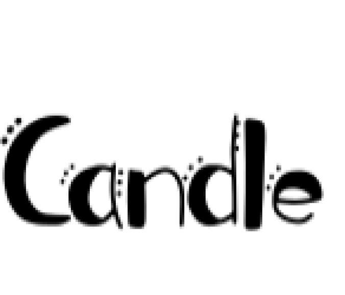 Candle Font Preview