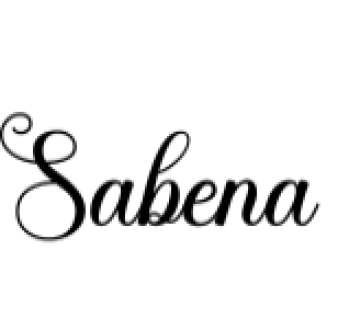 Sabena Font Preview