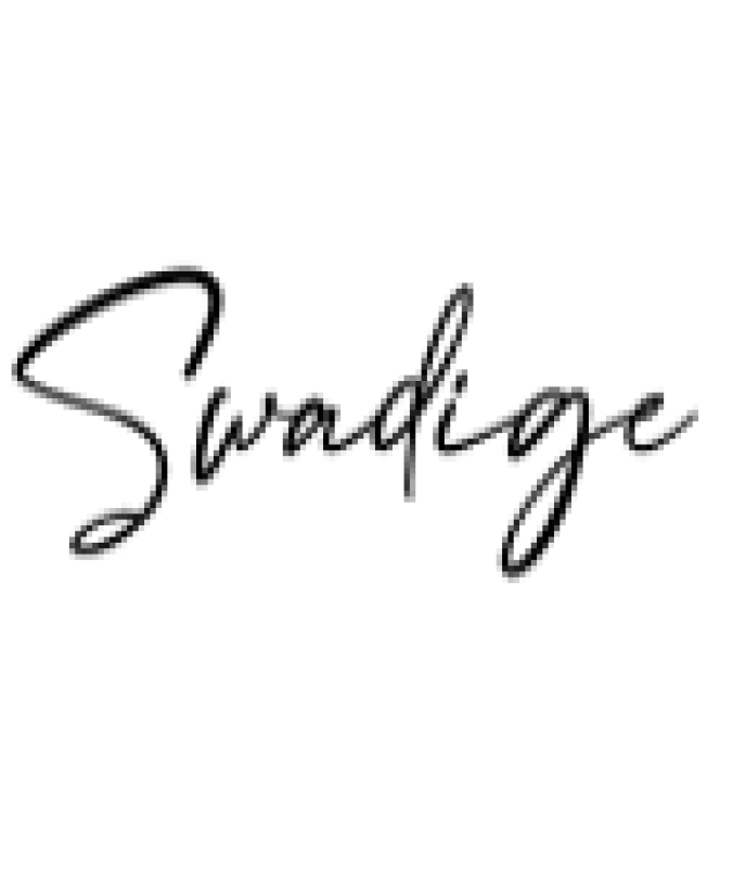 Swadige Font Preview
