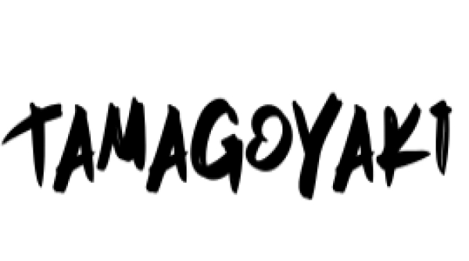 Tamagoyaki Font Preview