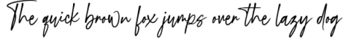 Burgundy Signature Font Preview