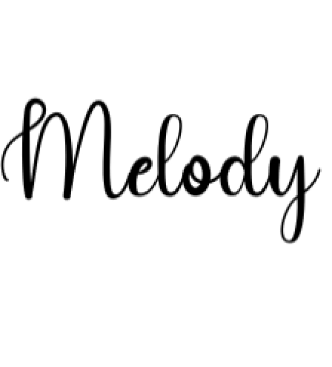 Melody Font Preview