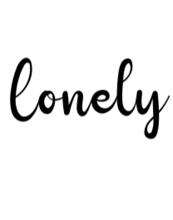 Lonely Font Preview