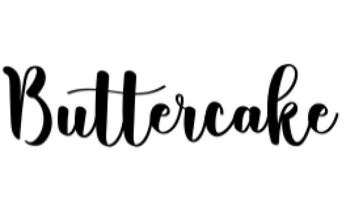 Buttercake Font Preview
