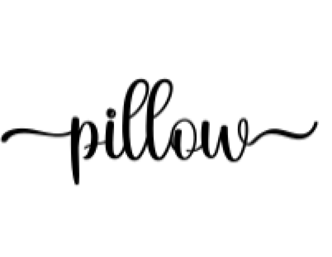 Pillow Font Preview