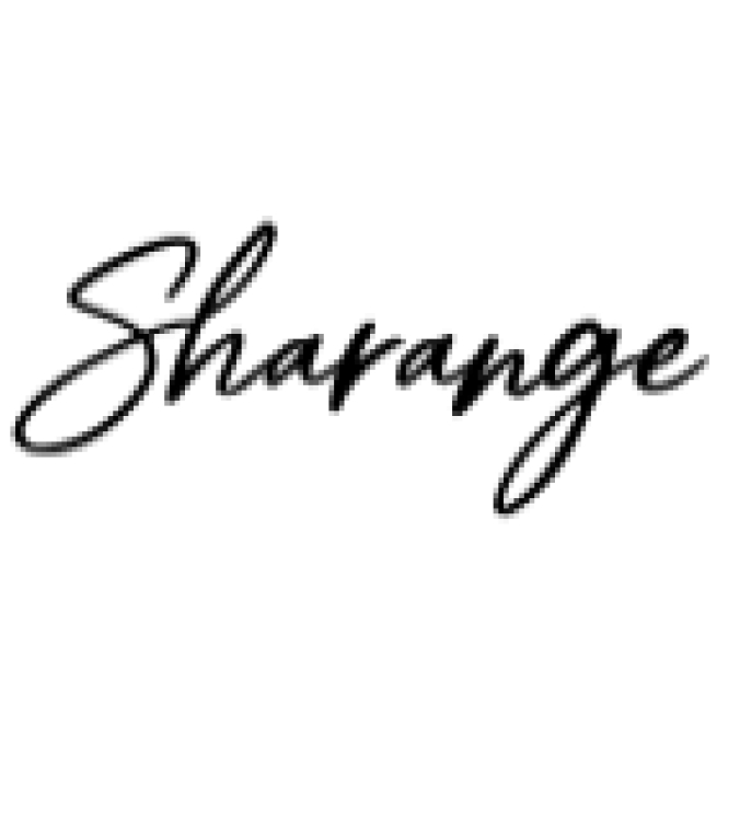 Sharange Font Preview