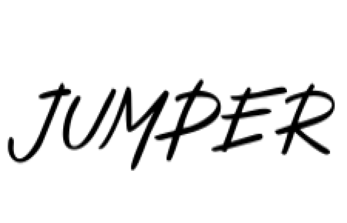 Jumper Font Preview