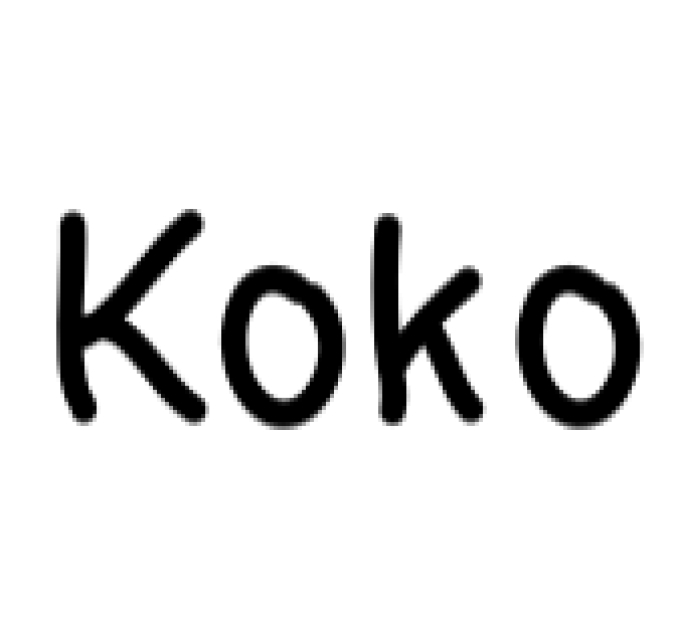 Koko Font Preview