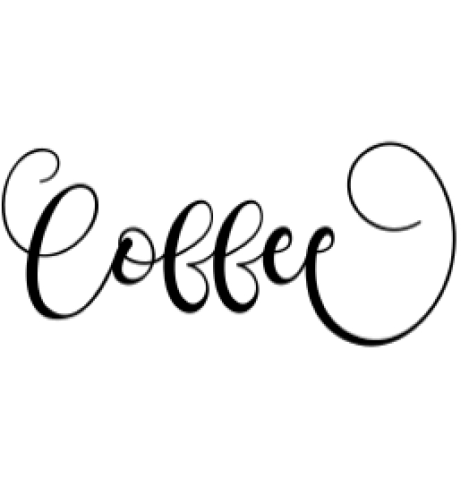 Coffee Font Preview