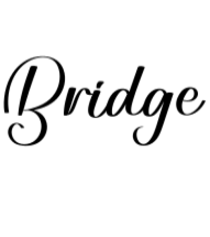 Bridge Font Preview