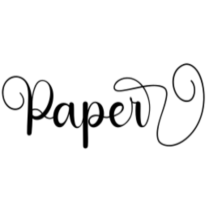 Paper Font Preview