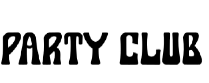 Party Club Font Preview