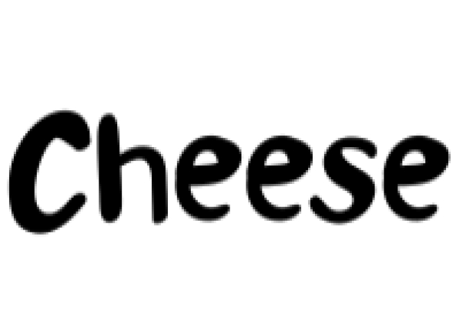 Cheese Font Preview