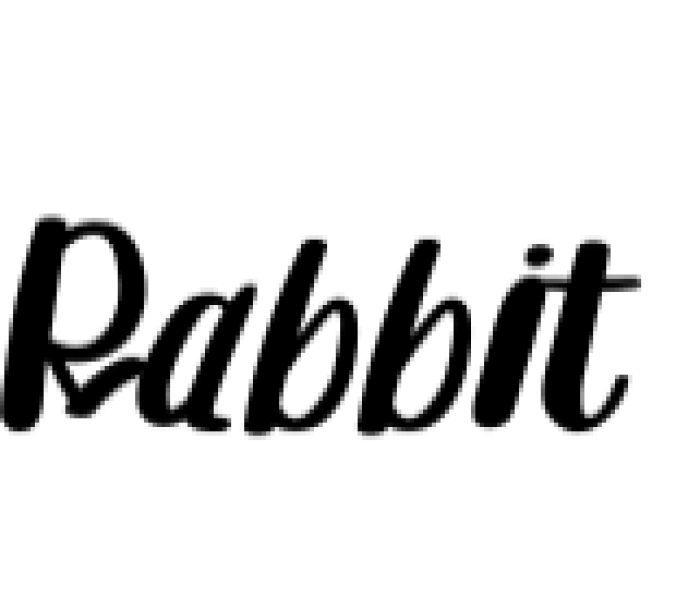 Rabbit Font Preview