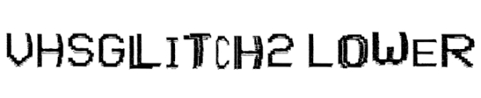 VHS 2 Lower Font Preview