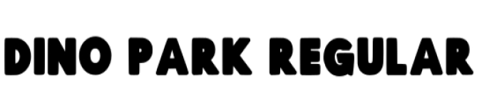 Dino Park Font Preview
