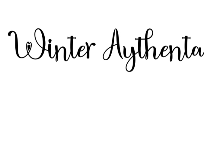 Winter Aythenta Font Preview