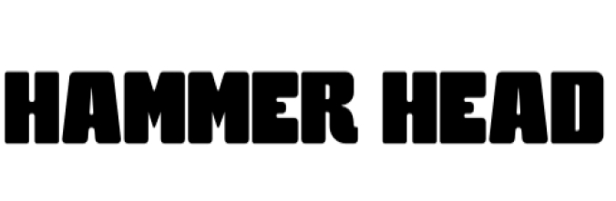 Hammer Head Font Preview