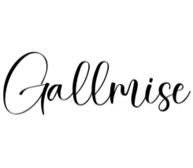 Gallmise Font Preview