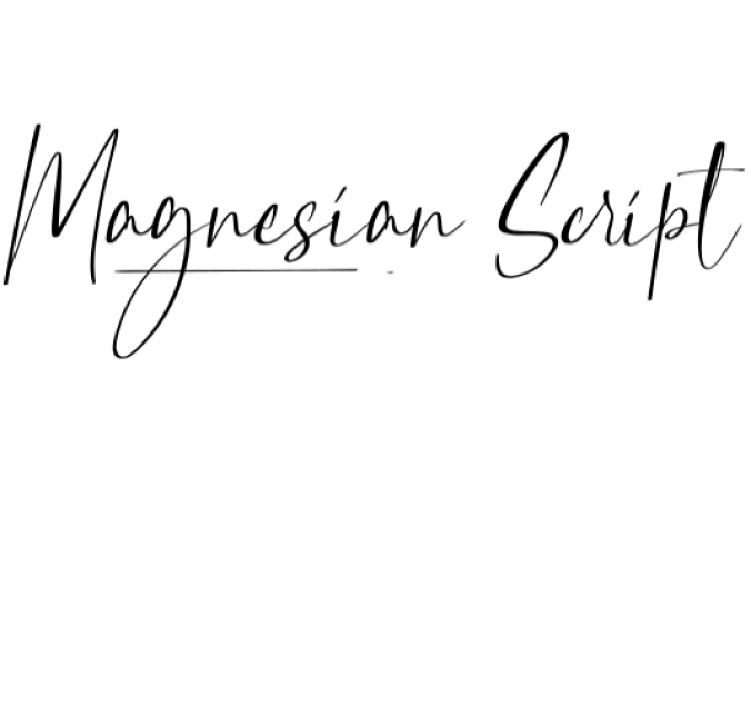 Magnesian Font Preview