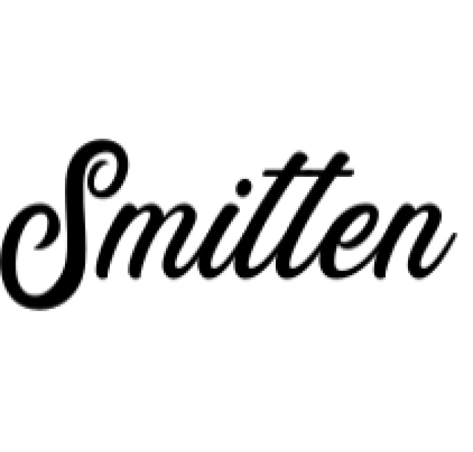 Smitten Font Preview