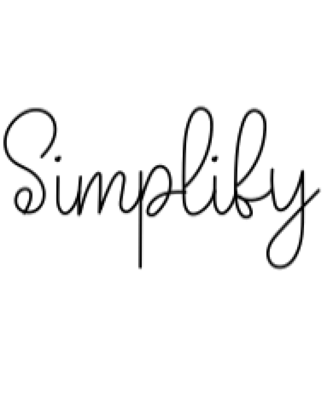 Simplify Font Preview