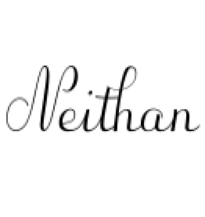 Neithan Font Preview
