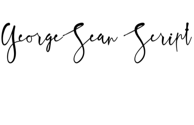 George Sean Font Preview
