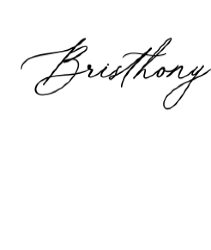 Bristhony Font Preview