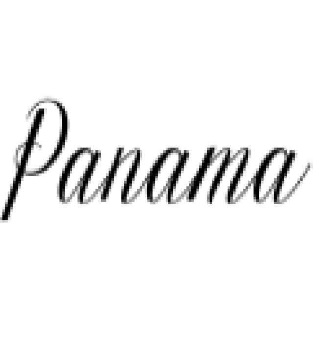Panama Font Preview