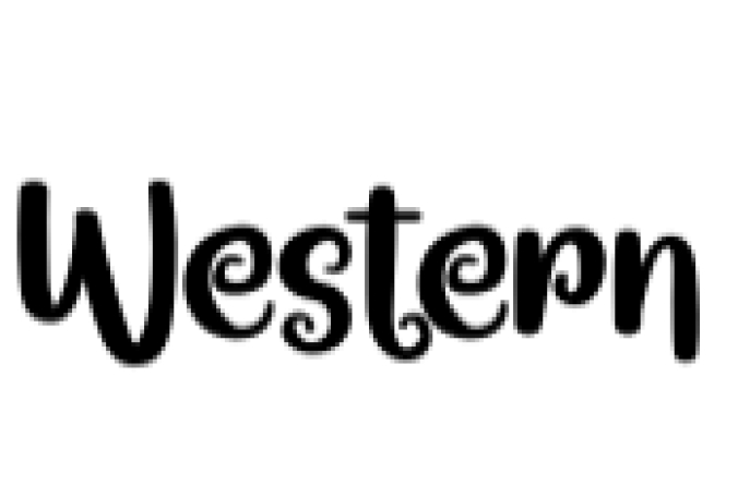 Western Font Preview