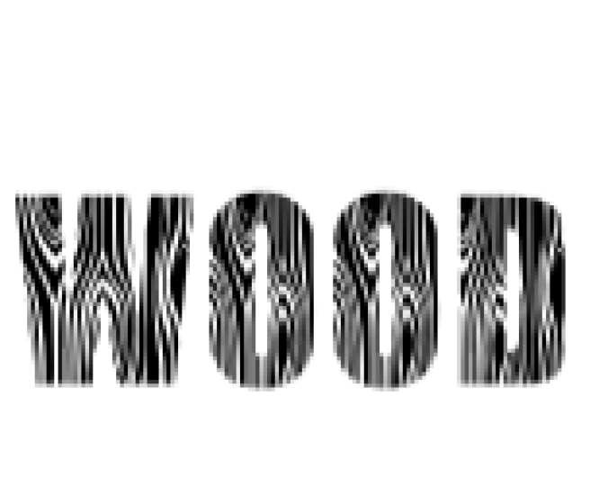 Woody Font Preview