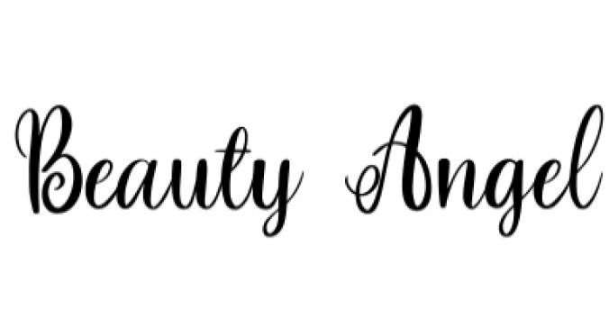 Beauty Angel Font Preview