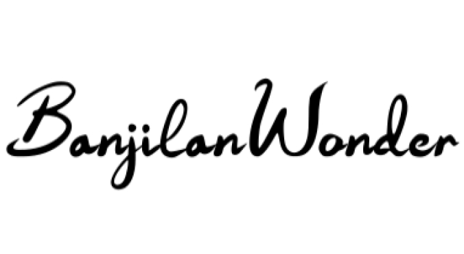 Banjilan Wonder Font Preview