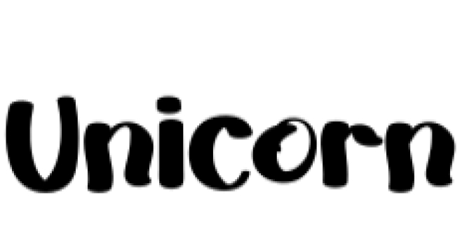 Unicorn Font Preview