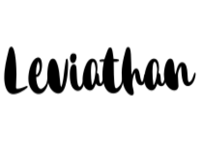 Leviathan Font Preview