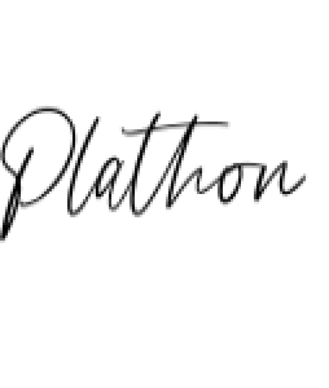 Plathon Font Preview