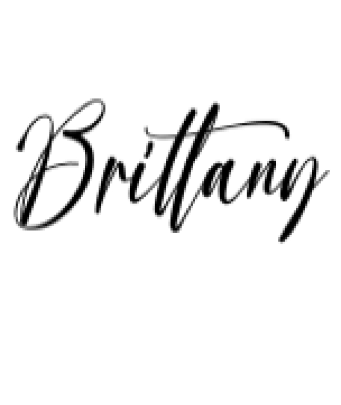 Brittany Font Preview