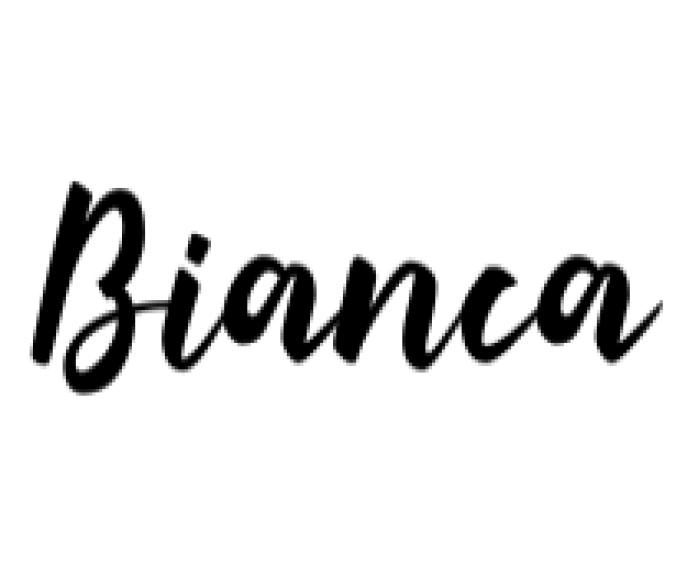 Bianca Font Preview