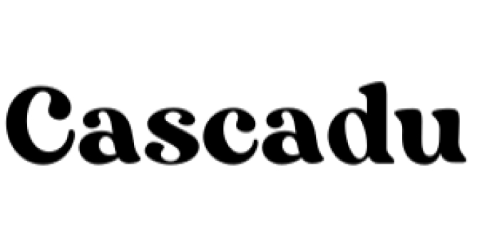 Cascadu Font Preview