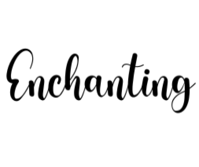 Enchanting Font Preview