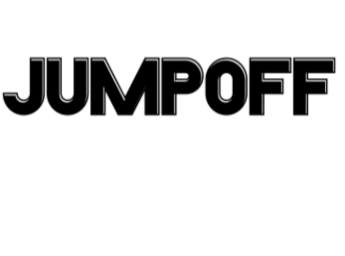 Jumpoff Font Preview