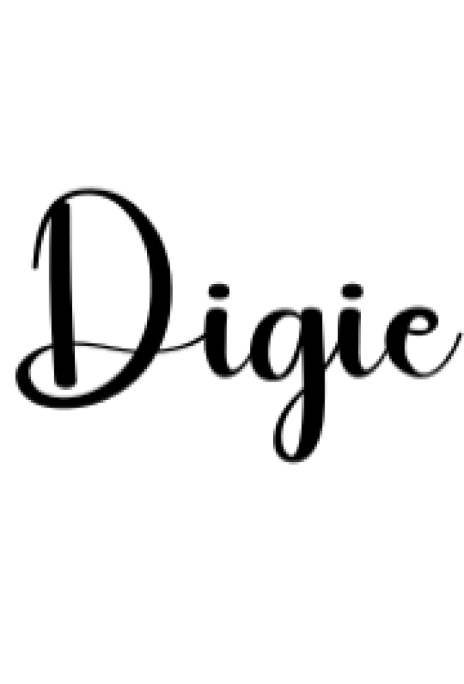 Digie Font Preview