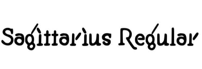 Sagittarius Font Preview