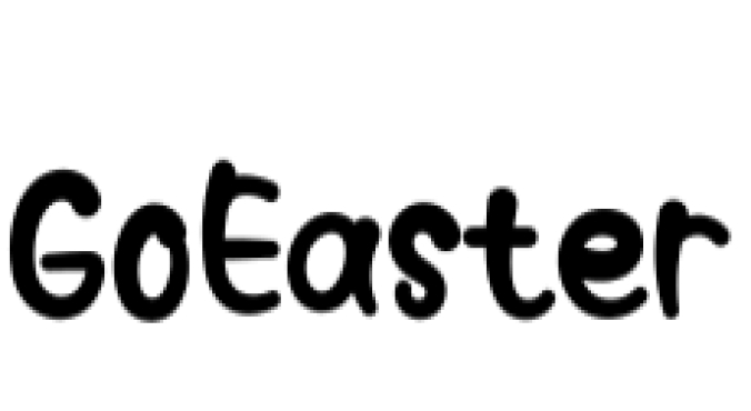 Go Easter Font Preview
